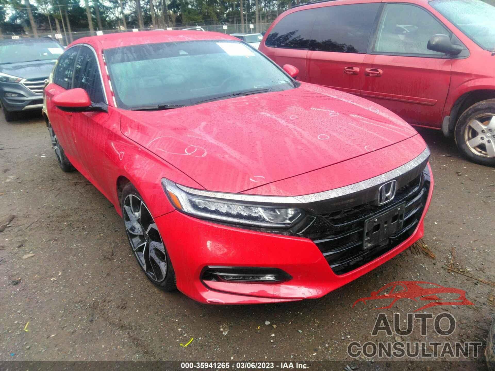 HONDA ACCORD SEDAN 2018 - 1HGCV1F38JA182341