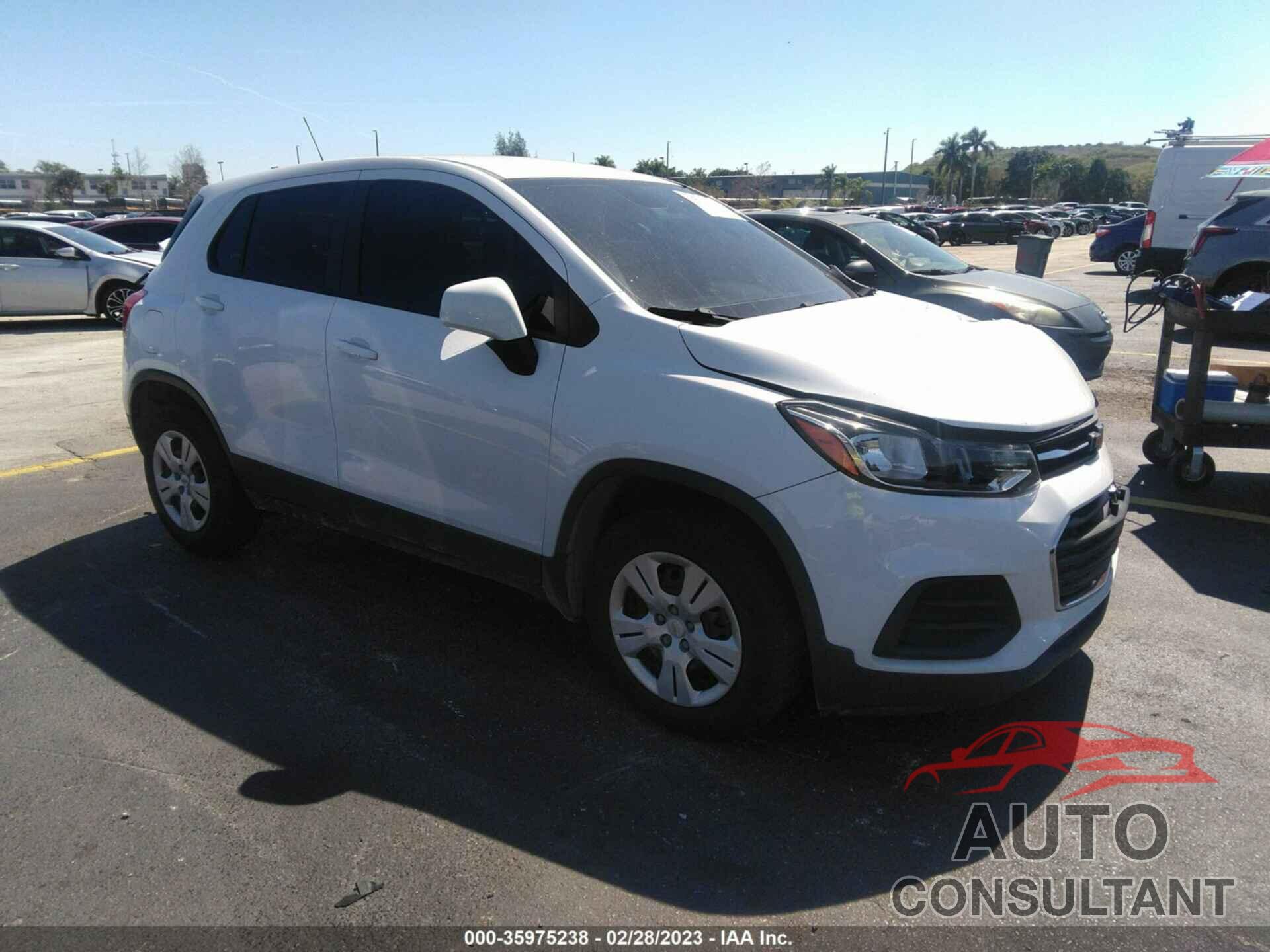 CHEVROLET TRAX 2017 - 3GNCJKSB6HL285006