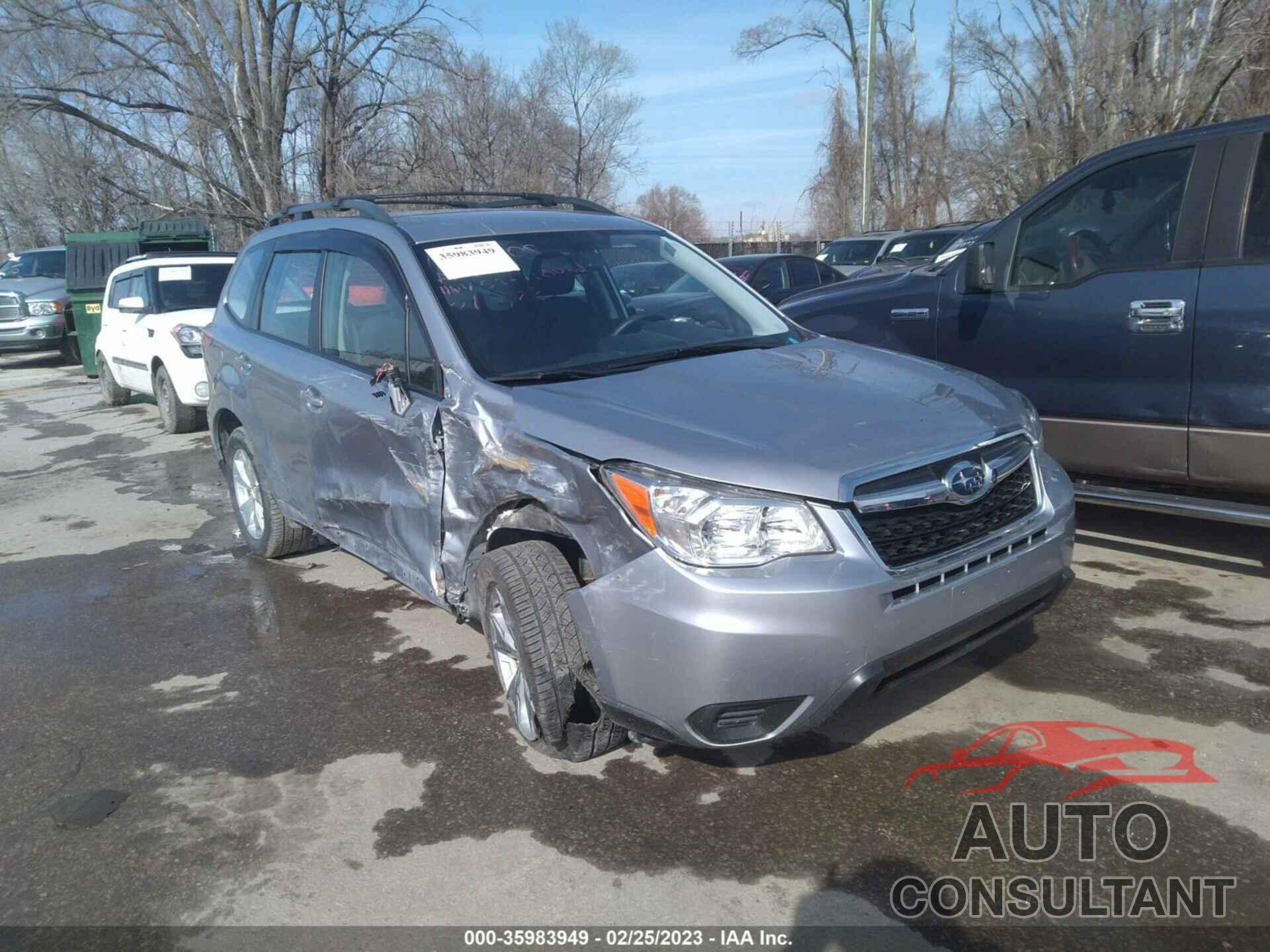 SUBARU FORESTER 2016 - JF2SJABC6GH406090