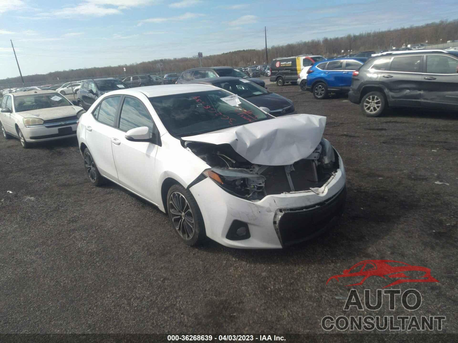 TOYOTA COROLLA 2015 - 2T1BURHE0FC384698