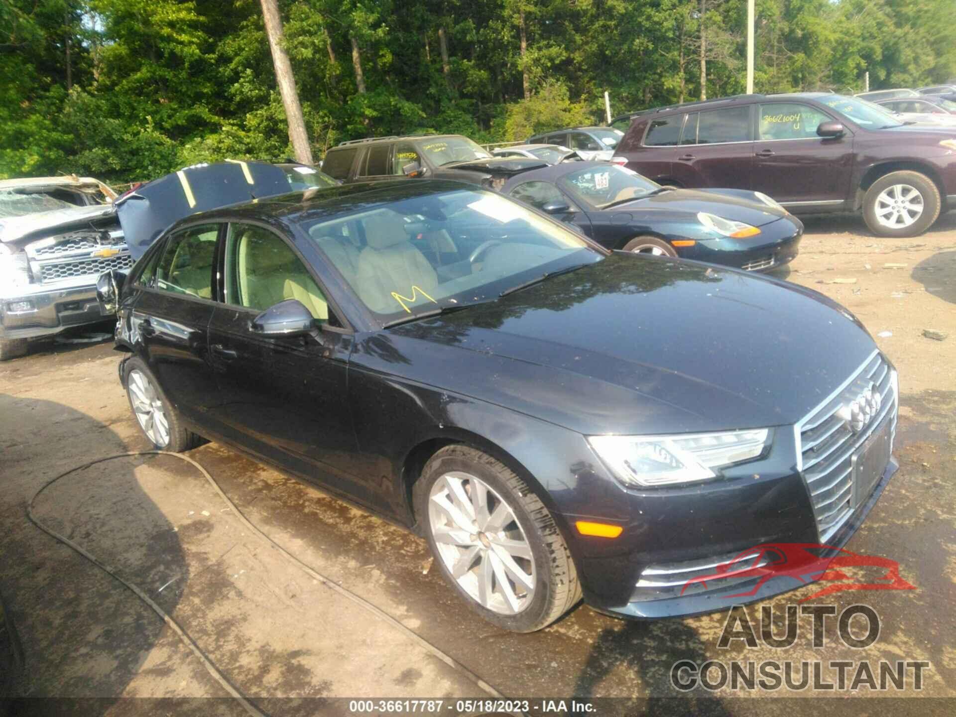 AUDI A4 2017 - WAUANAF44HN026456