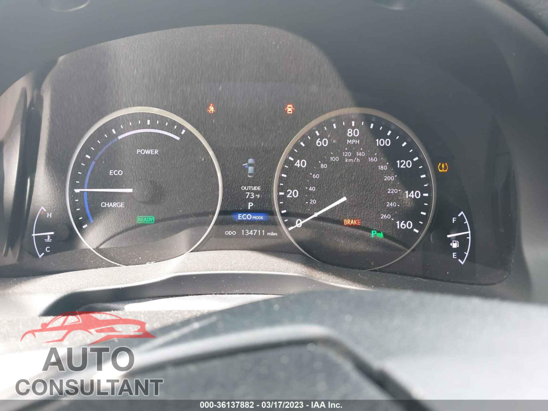 LEXUS ES 300H 2013 - JTHBW1GG4D2024522