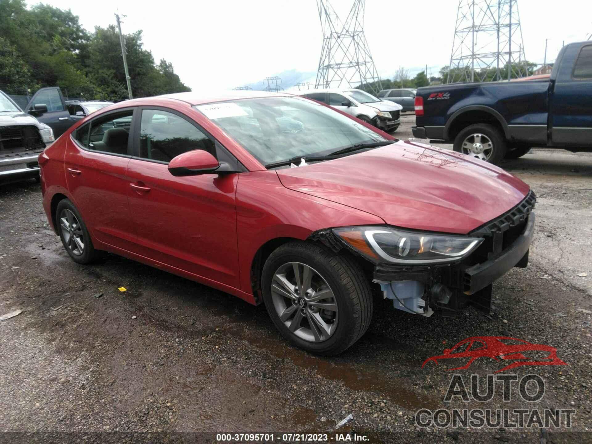 HYUNDAI ELANTRA 2017 - 5NPD84LF7HH085287