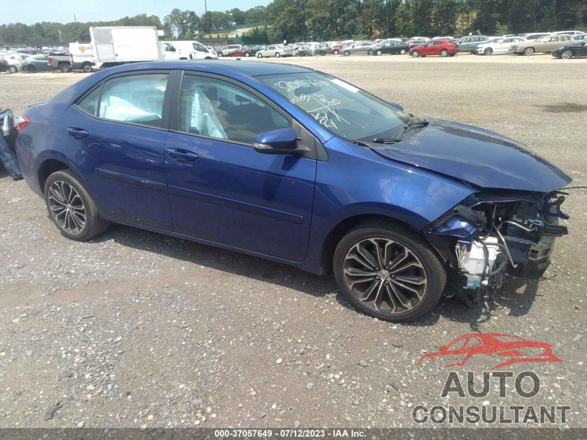 TOYOTA COROLLA 2016 - 2T1BURHE2GC609916