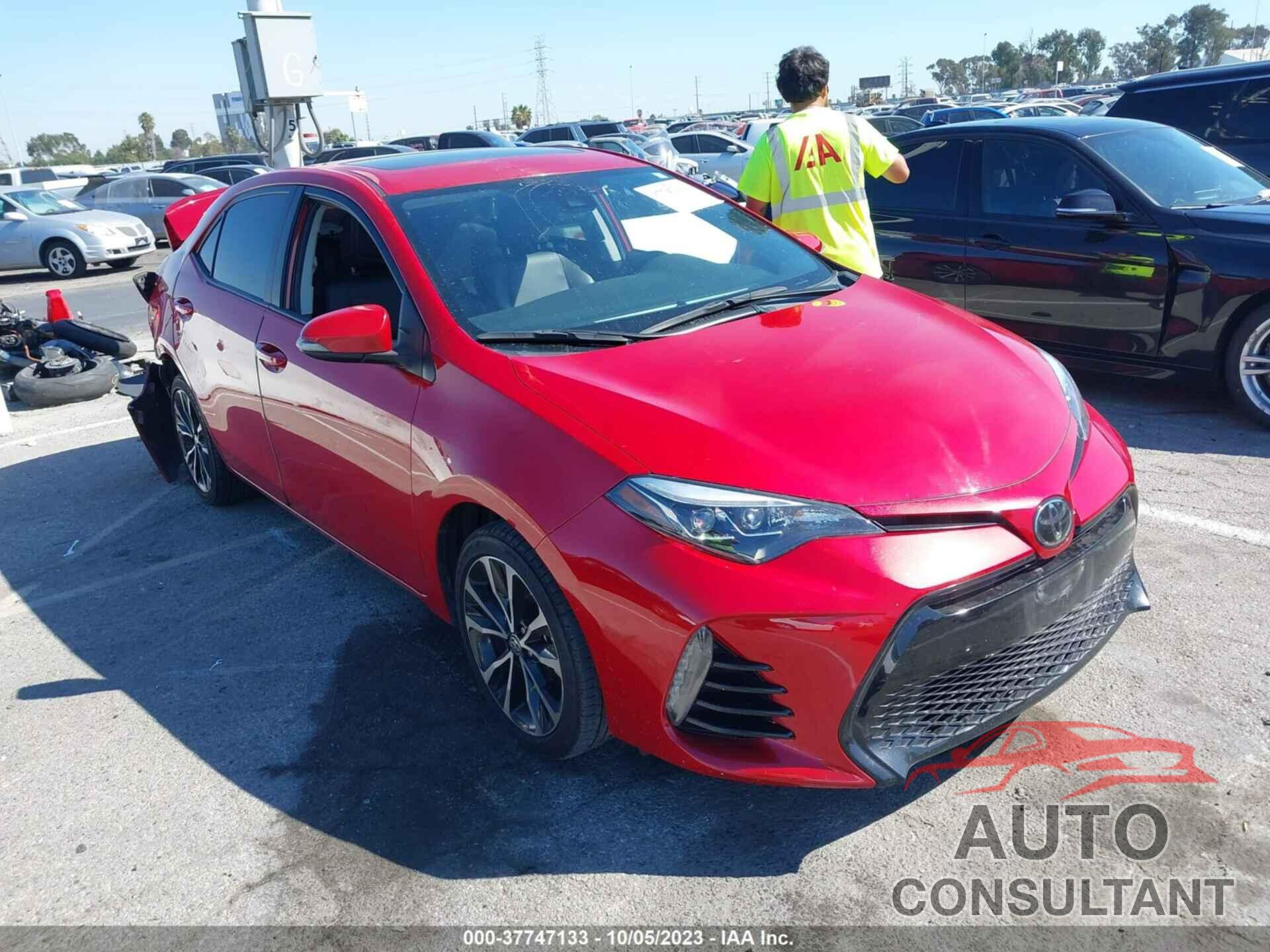 TOYOTA COROLLA 2018 - 2T1BURHE4JC081450