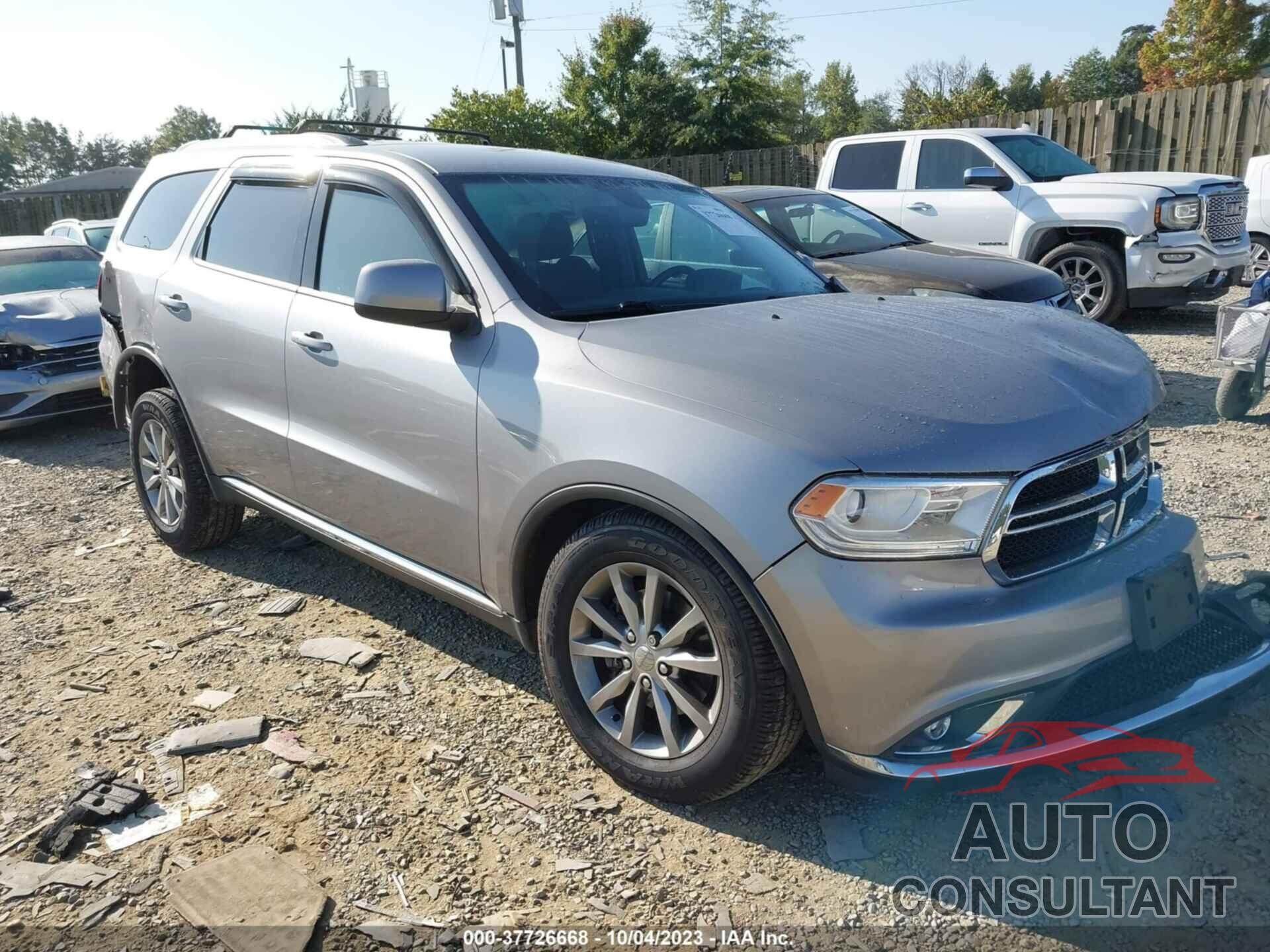 DODGE DURANGO 2017 - 1C4RDJAG2HC956619