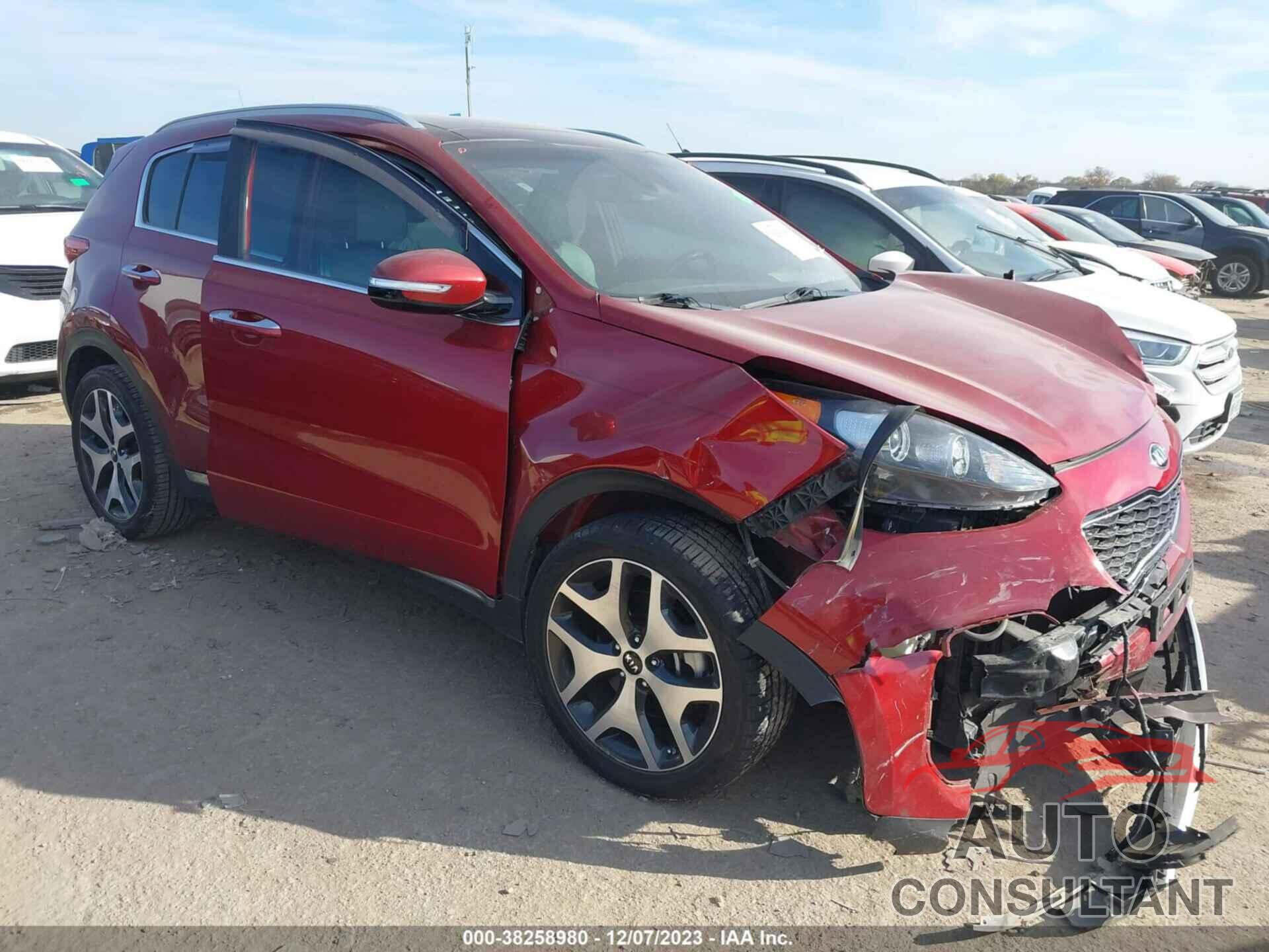 KIA SPORTAGE 2017 - KNDPR3A66H7176353