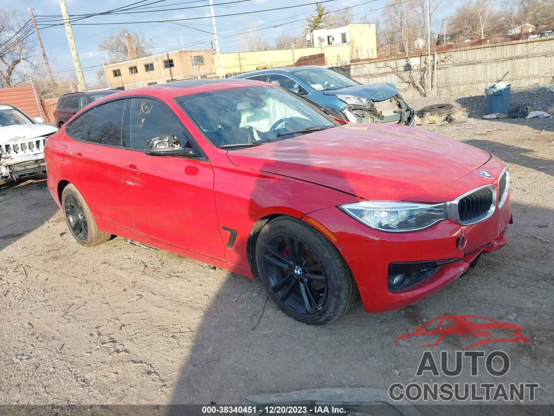 BMW 328I GRAN TURISMO 2016 - WBA8Z5C5XGGS37834