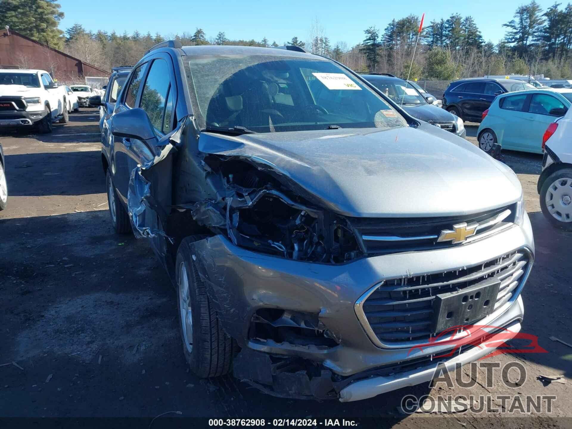 CHEVROLET TRAX 2019 - KL7CJPSB9KB868696