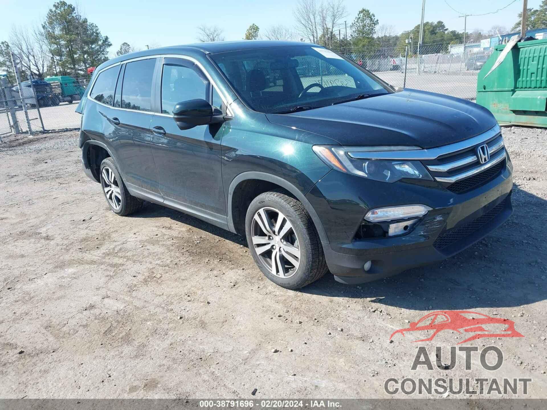 HONDA PILOT 2016 - 5FNYF6H55GB011284