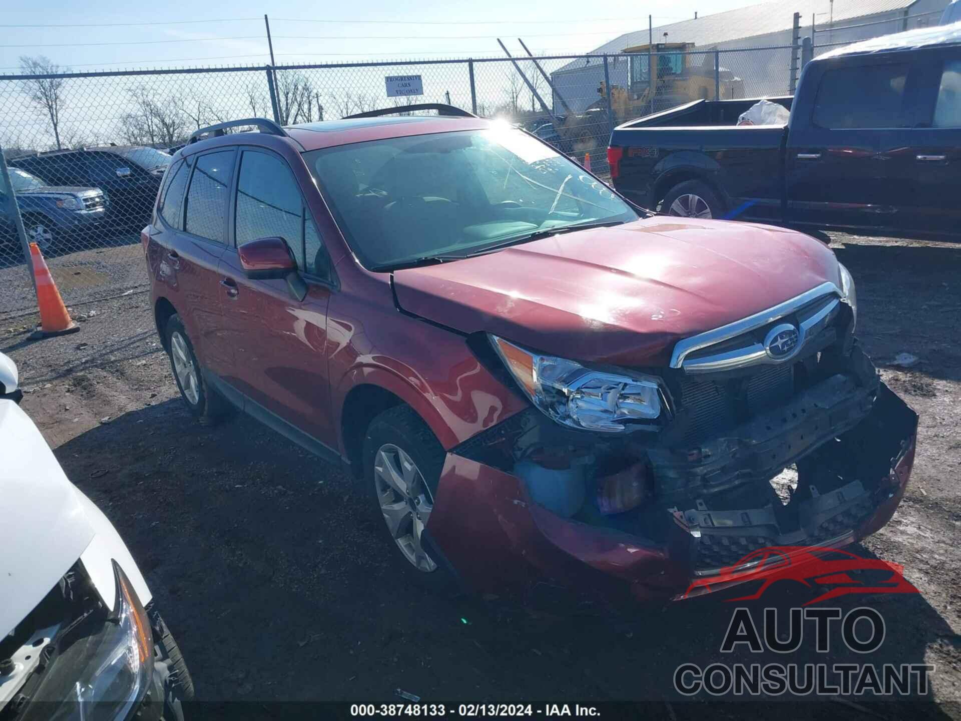 SUBARU FORESTER 2016 - JF2SJADC5GH564336