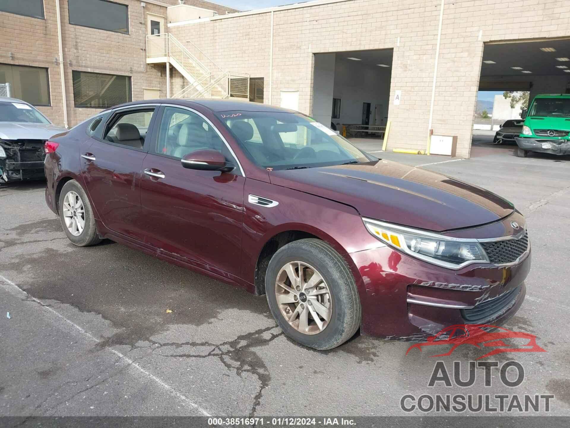 KIA OPTIMA 2016 - 5XXGT4L3XGG108167