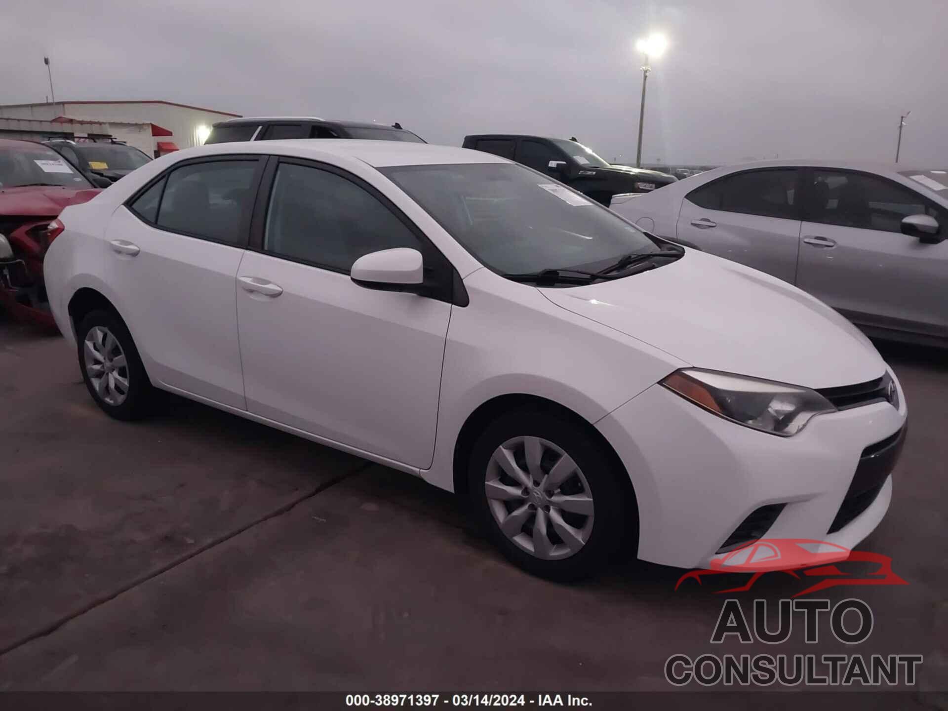 TOYOTA COROLLA 2016 - 2T1BURHEXGC565390