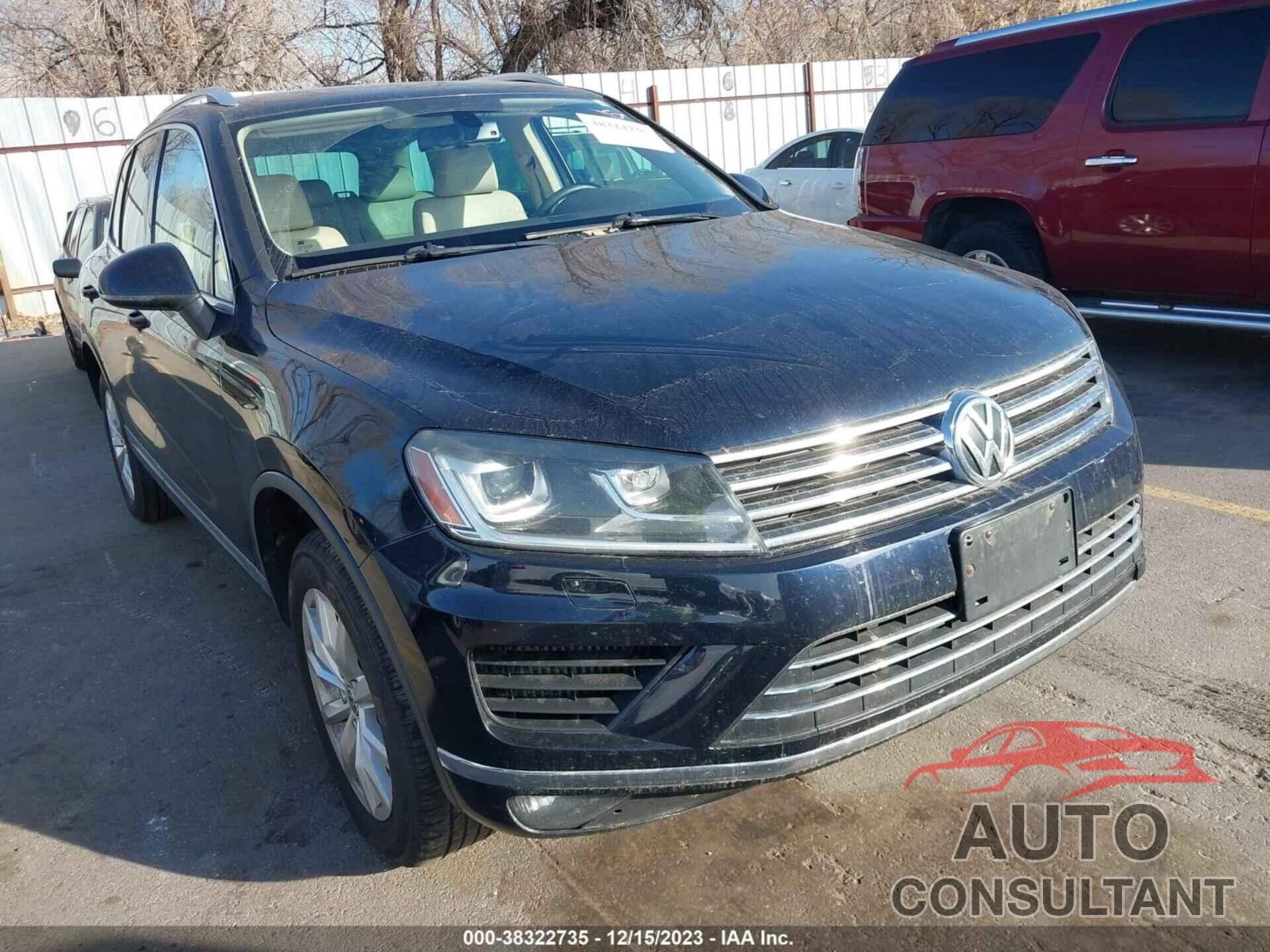 VOLKSWAGEN TOUAREG 2015 - WVGEP9BP7FD007606