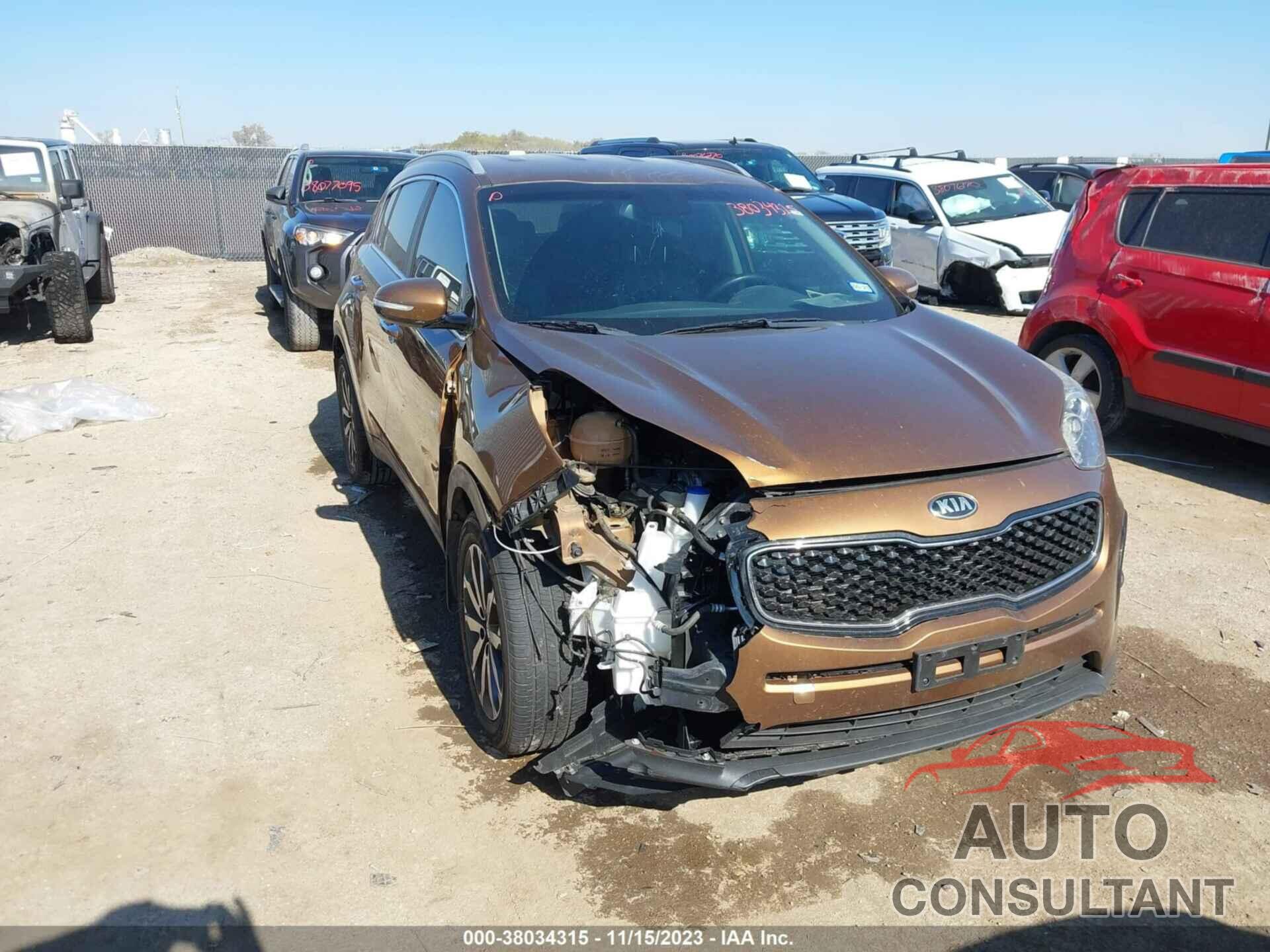 KIA SPORTAGE 2018 - KNDPN3AC5J7355894