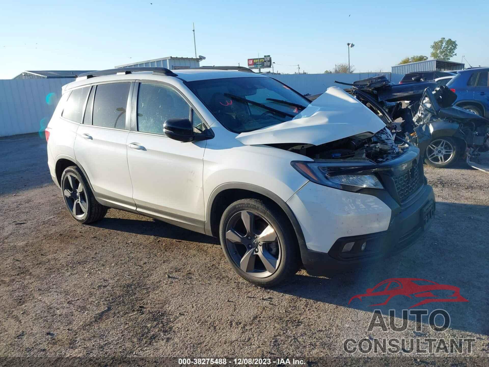 HONDA PASSPORT 2019 - 5FNYF7H91KB001398