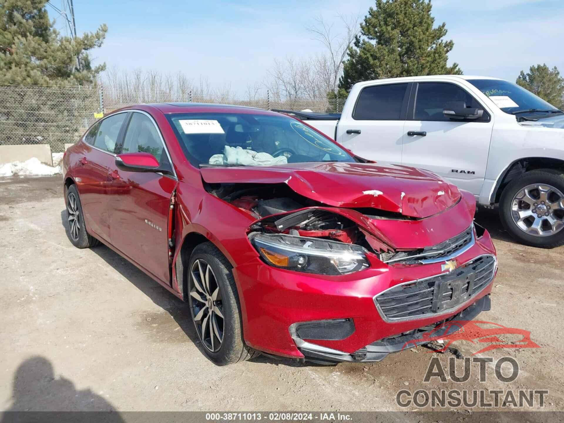 CHEVROLET MALIBU 2016 - 1G1ZE5ST1GF278046