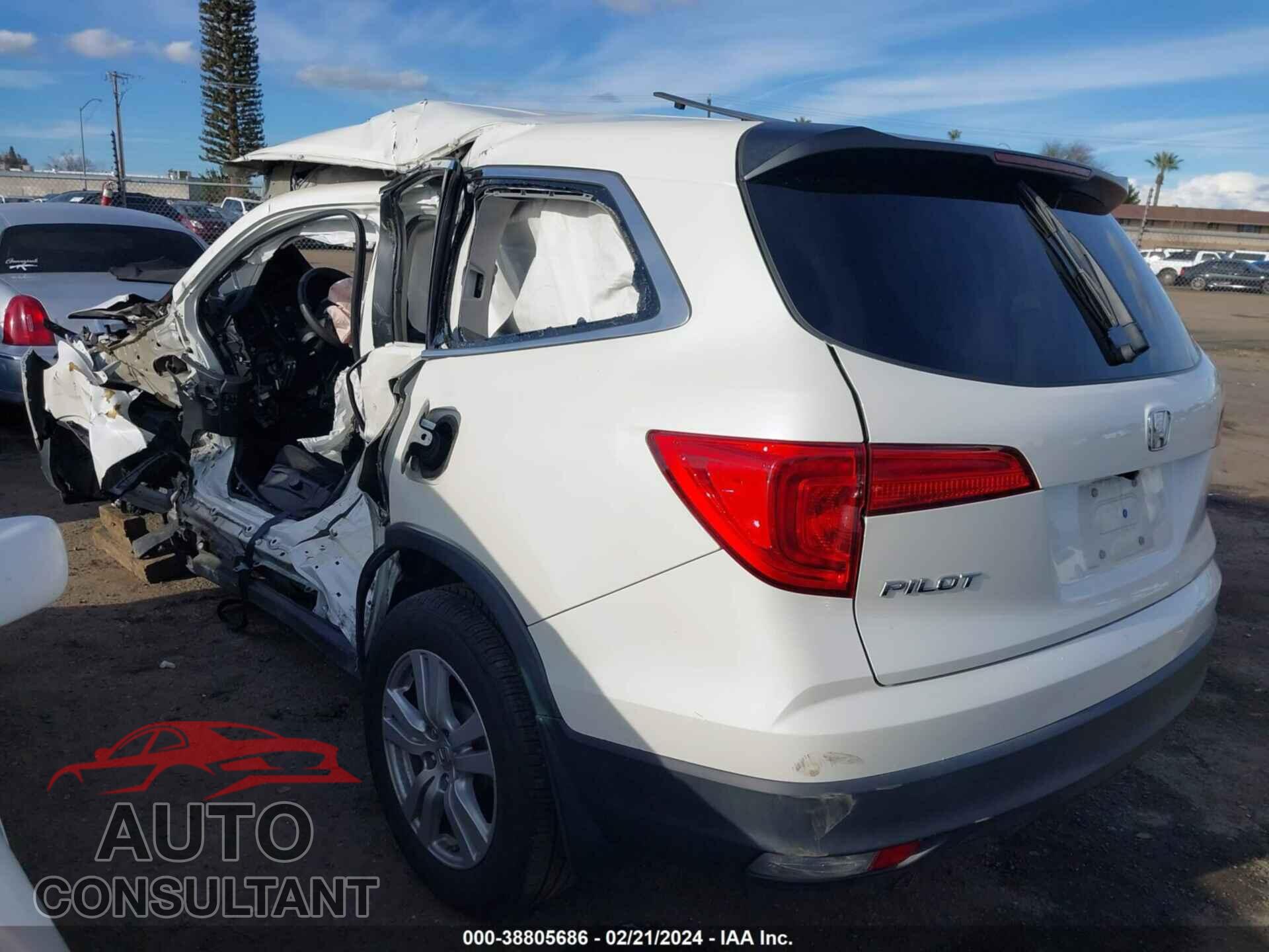 HONDA PILOT 2018 - 5FNYF5H10JB013829