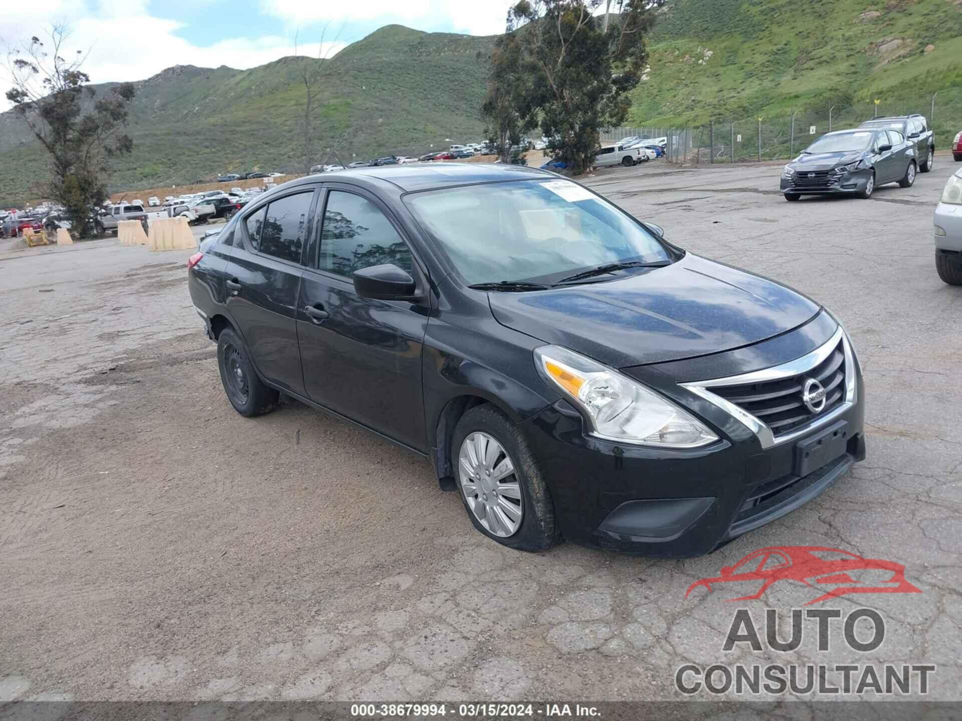 NISSAN VERSA 2019 - 3N1CN7AP8KL814540