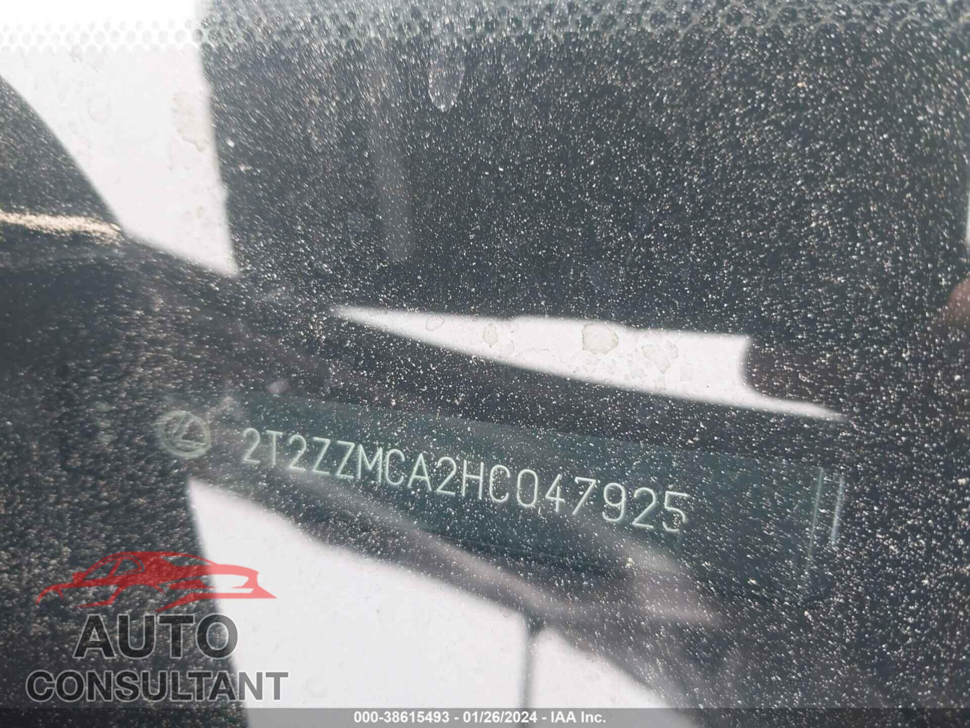 LEXUS RX 2017 - 2T2ZZMCA2HC047925