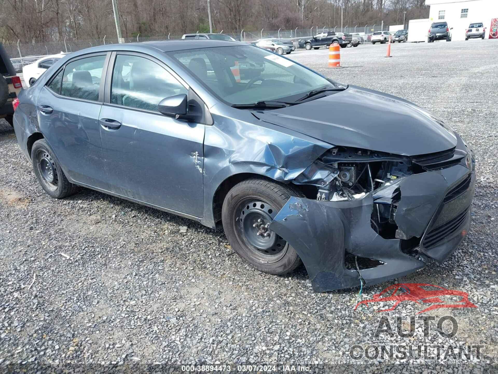 TOYOTA COROLLA 2018 - 2T1BURHE1JC097444