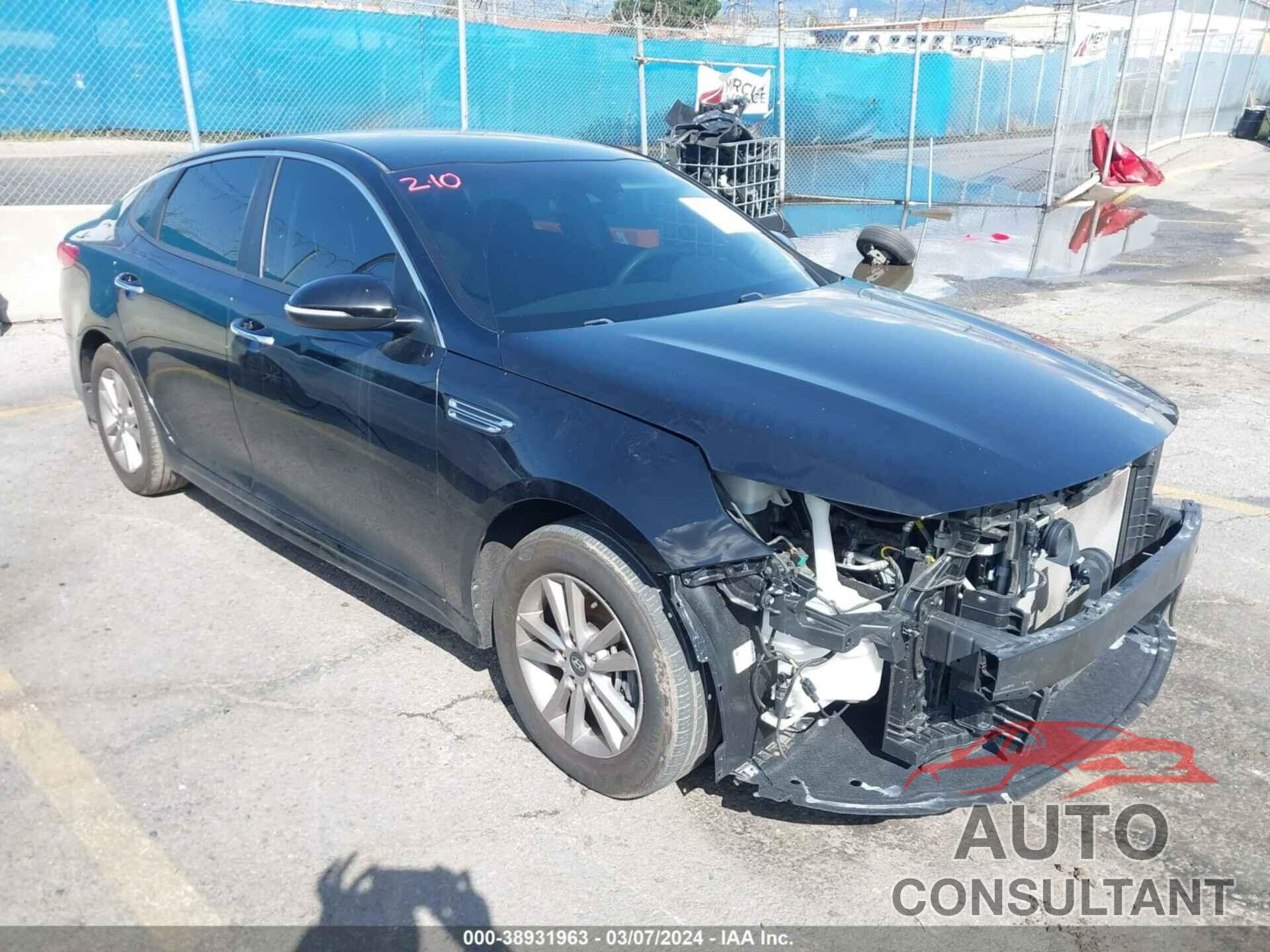 KIA OPTIMA 2019 - 5XXGT4L35KG322900