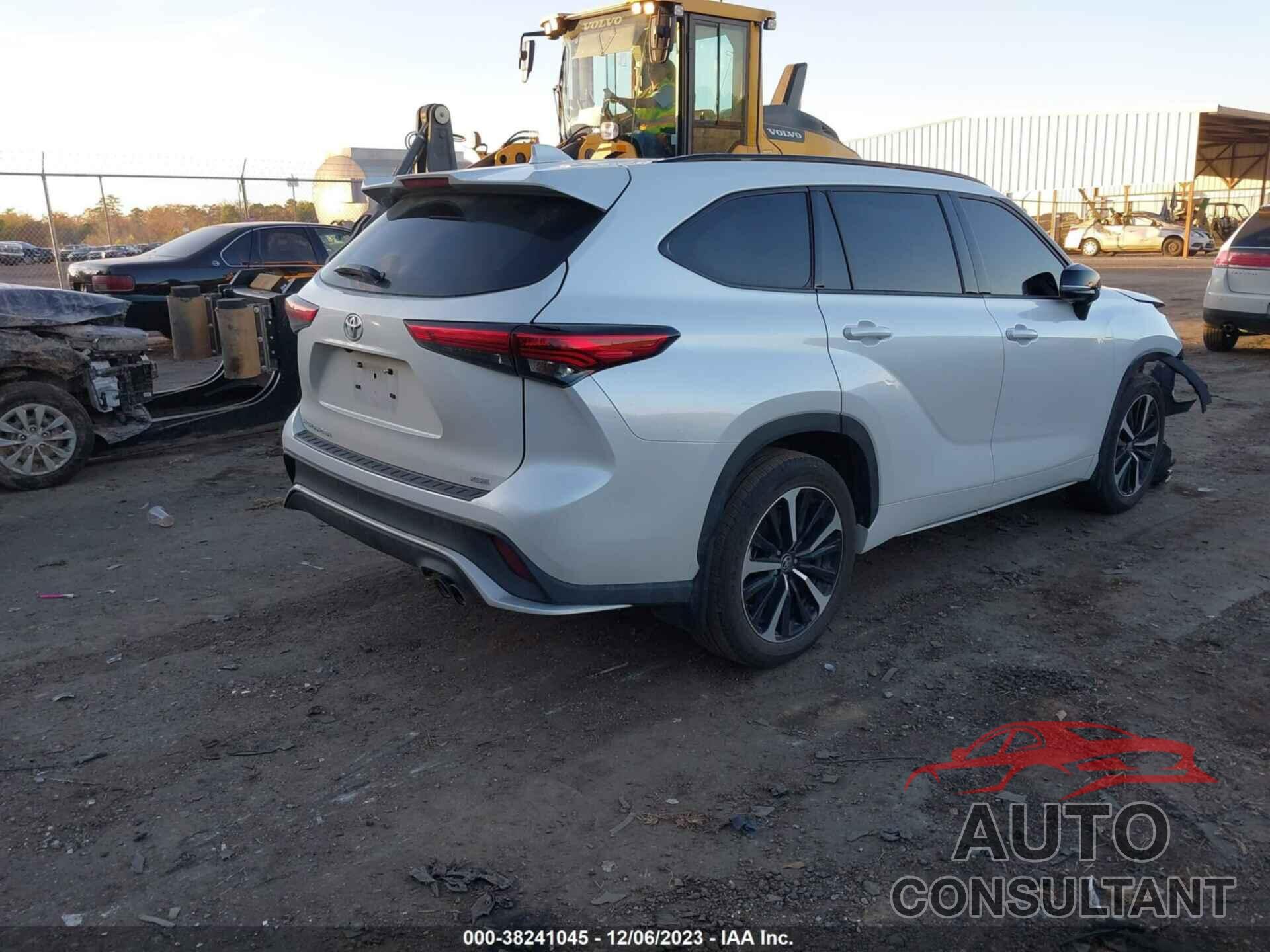 TOYOTA HIGHLANDER 2022 - 5TDLZRAH8NS122296