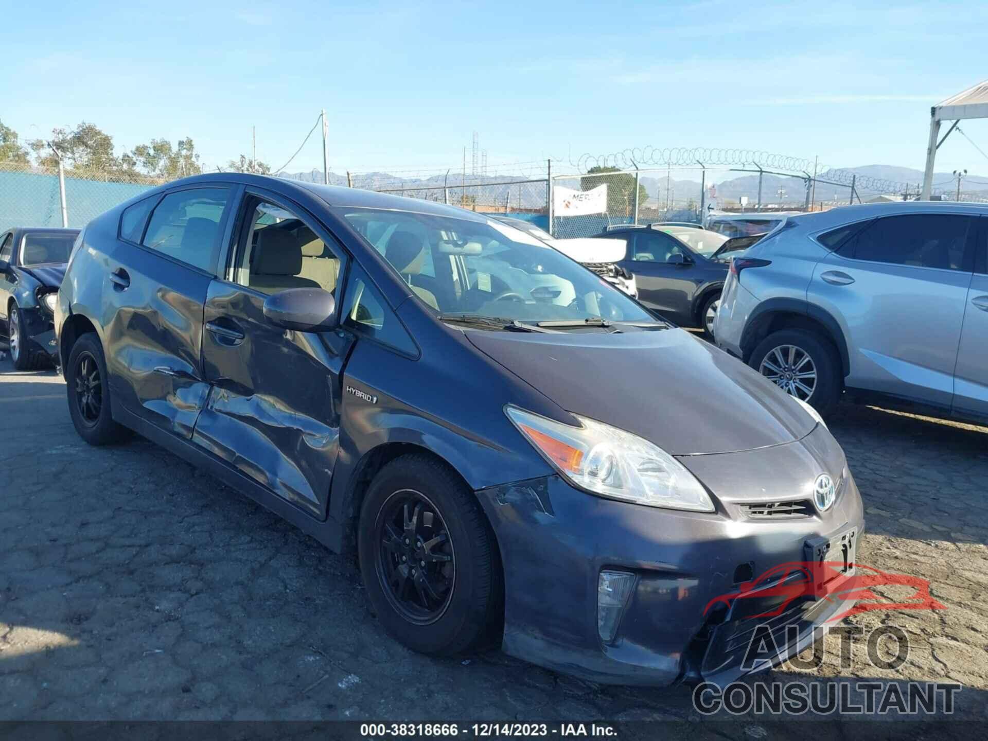 TOYOTA PRIUS 2015 - JTDKN3DUXF1984883
