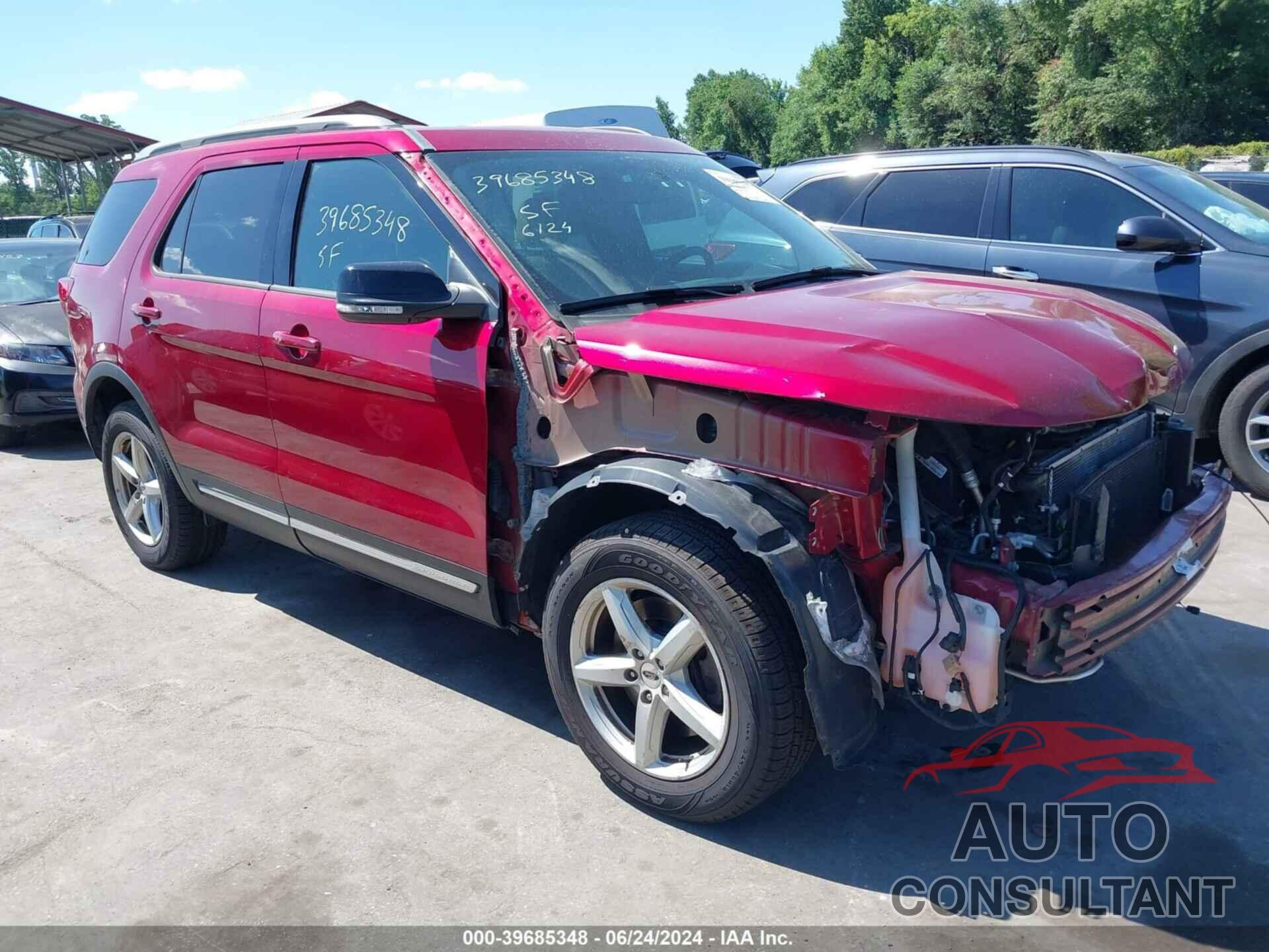 FORD EXPLORER 2017 - 1FM5K8D89HGC45361