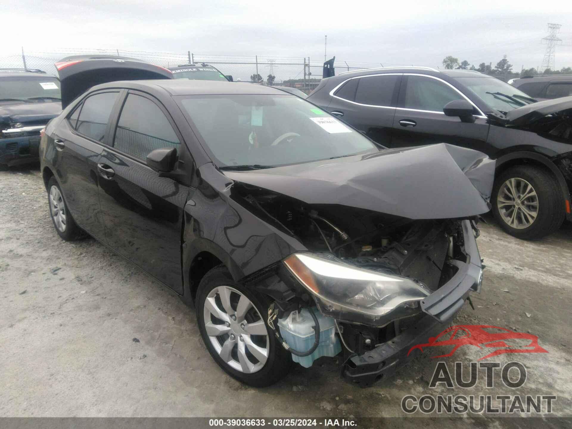 TOYOTA COROLLA 2016 - 2T1BURHE6GC730044