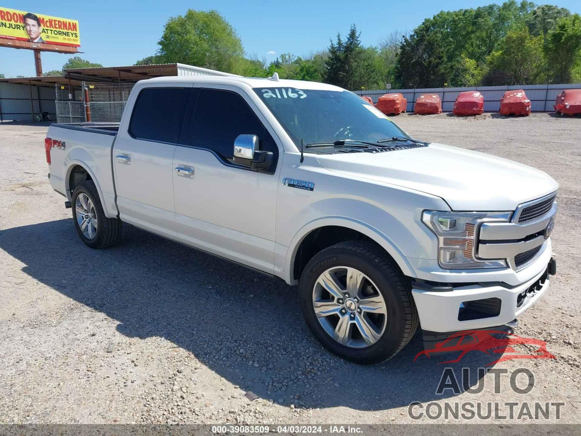 FORD F-150 2018 - 1FTEW1E58JFA76773