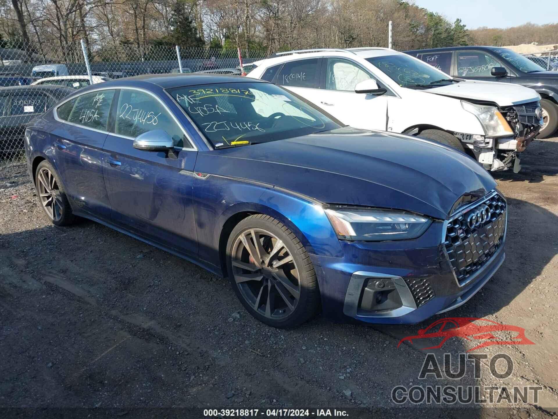 AUDI S5 2022 - WAUC4CF51NA032170