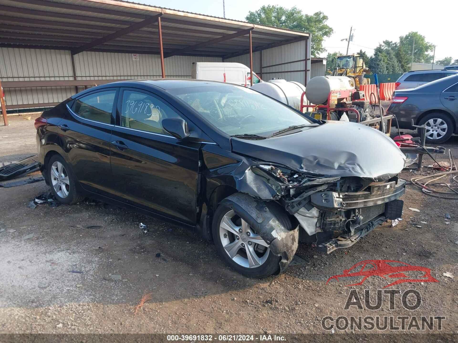 HYUNDAI ELANTRA 2016 - KMHDH4AE4GU553177