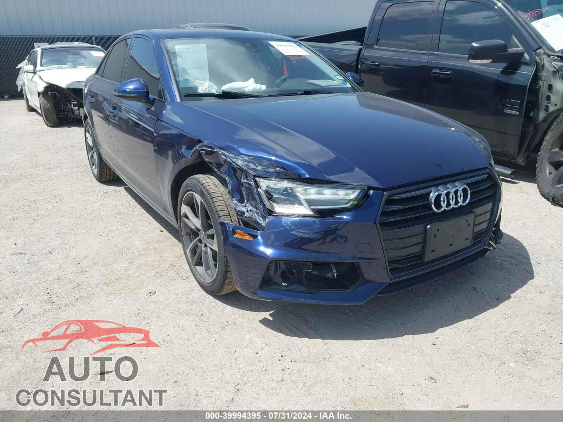 AUDI A4 2019 - WAUGMAF48KN017506