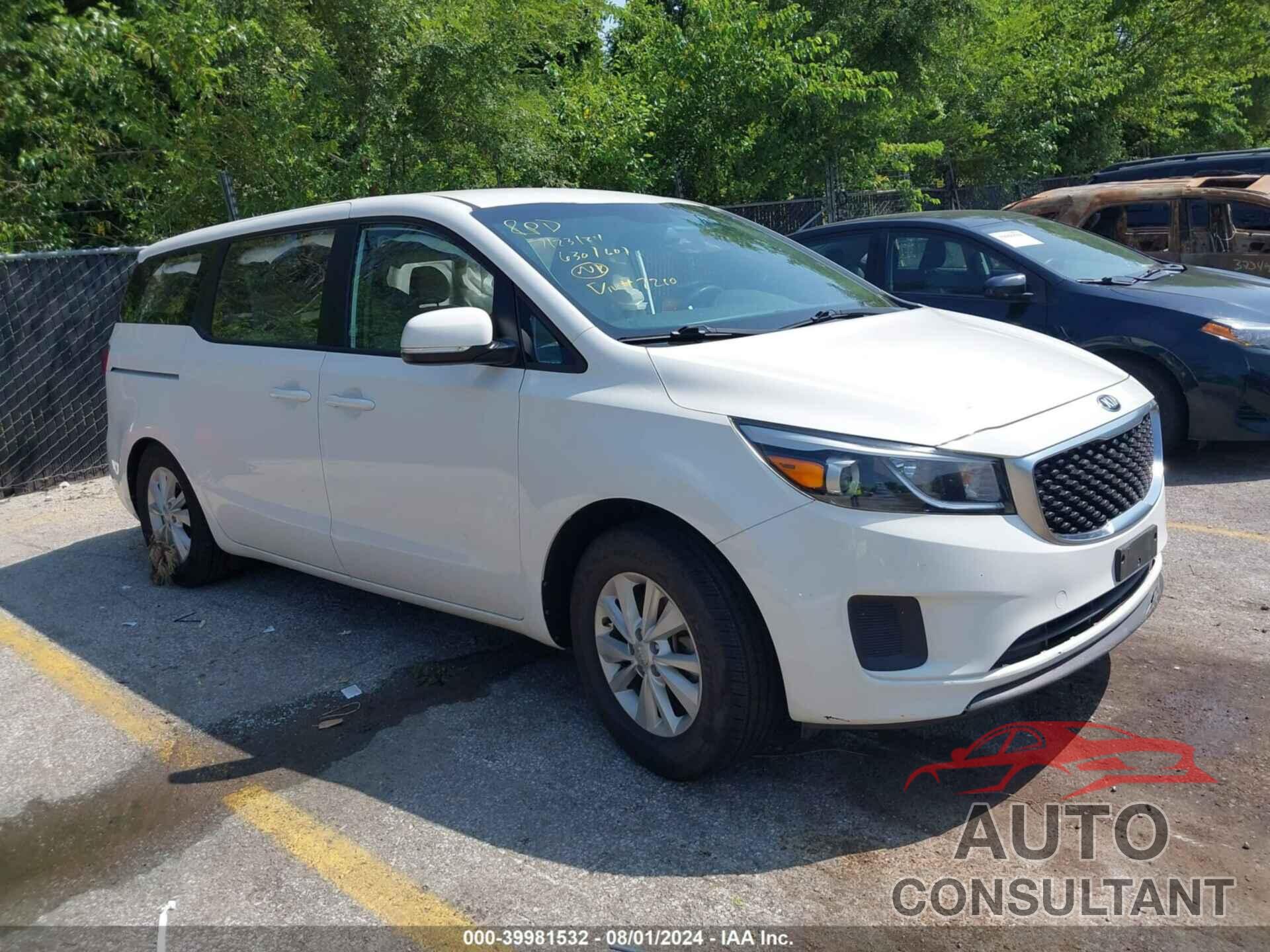 KIA SEDONA 2018 - KNDMA5C10J6397210