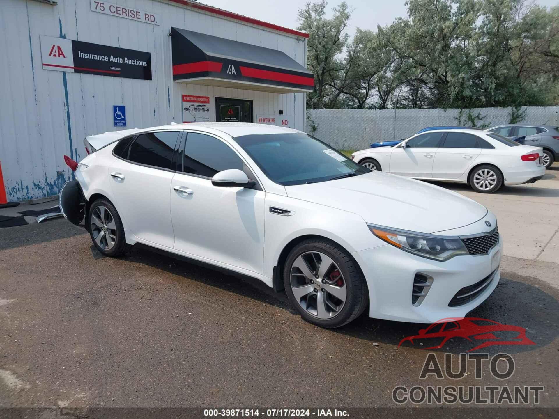 KIA OPTIMA 2017 - 5XXGW4L20HG172041