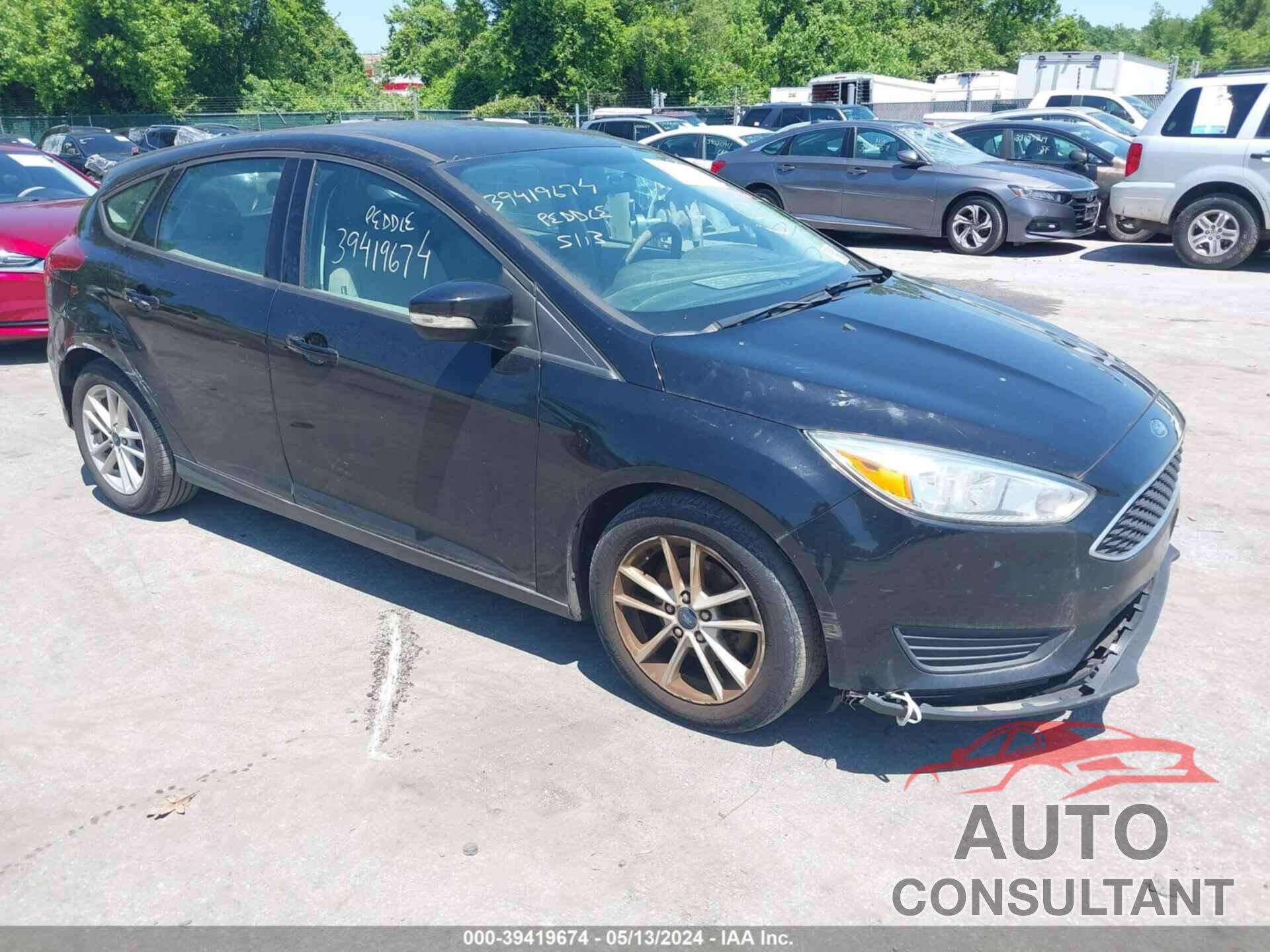 FORD FOCUS 2017 - 1FADP3K20HL285909