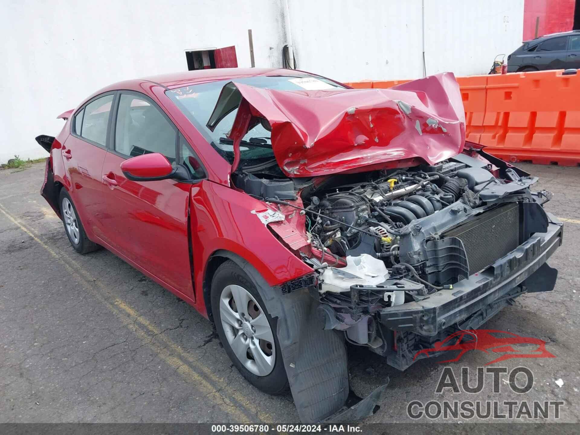 KIA FORTE 2016 - KNAFK4A66G5449627