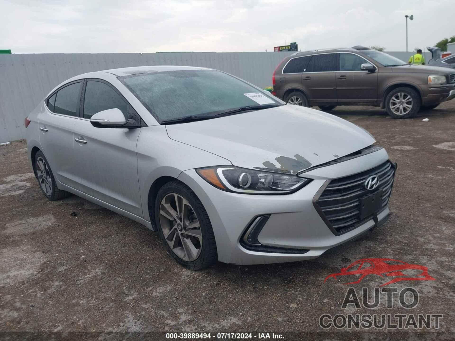 HYUNDAI ELANTRA 2017 - 5NPD84LF8HH048667