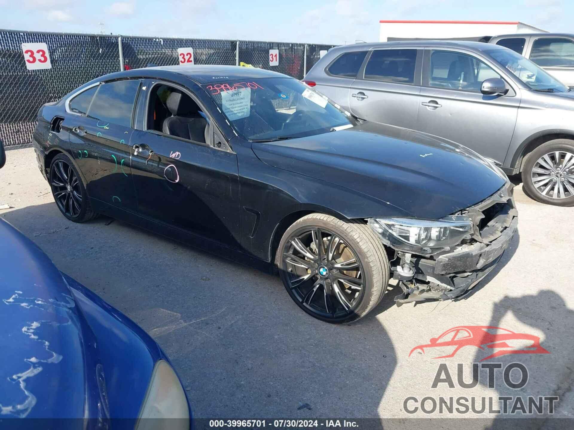 BMW 430I GRAN COUPE 2018 - WBA4J1C55JBG76624