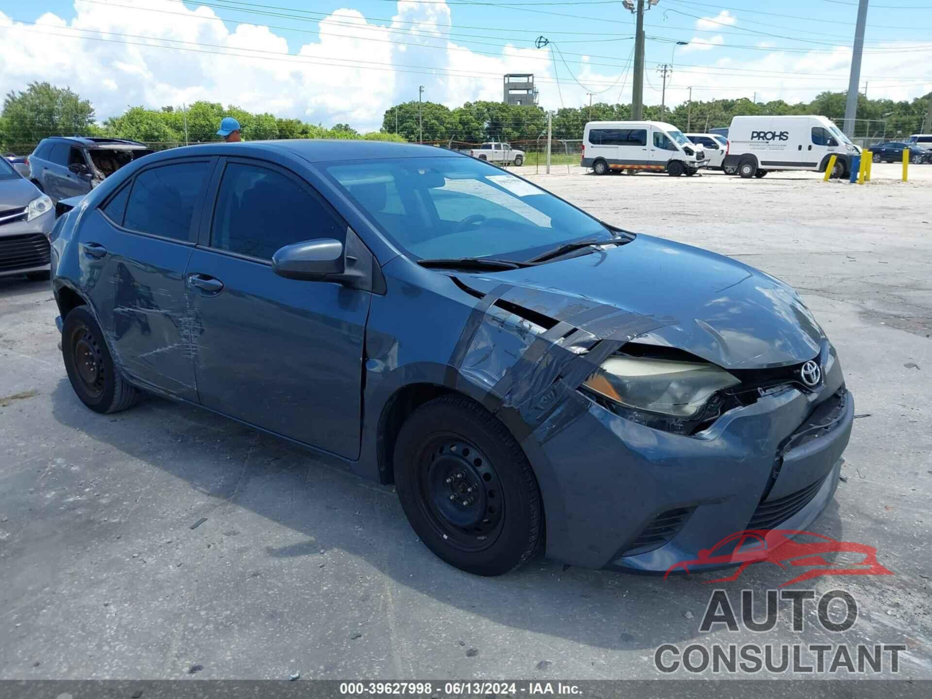 TOYOTA COROLLA 2016 - 5YFBURHE5GP503153