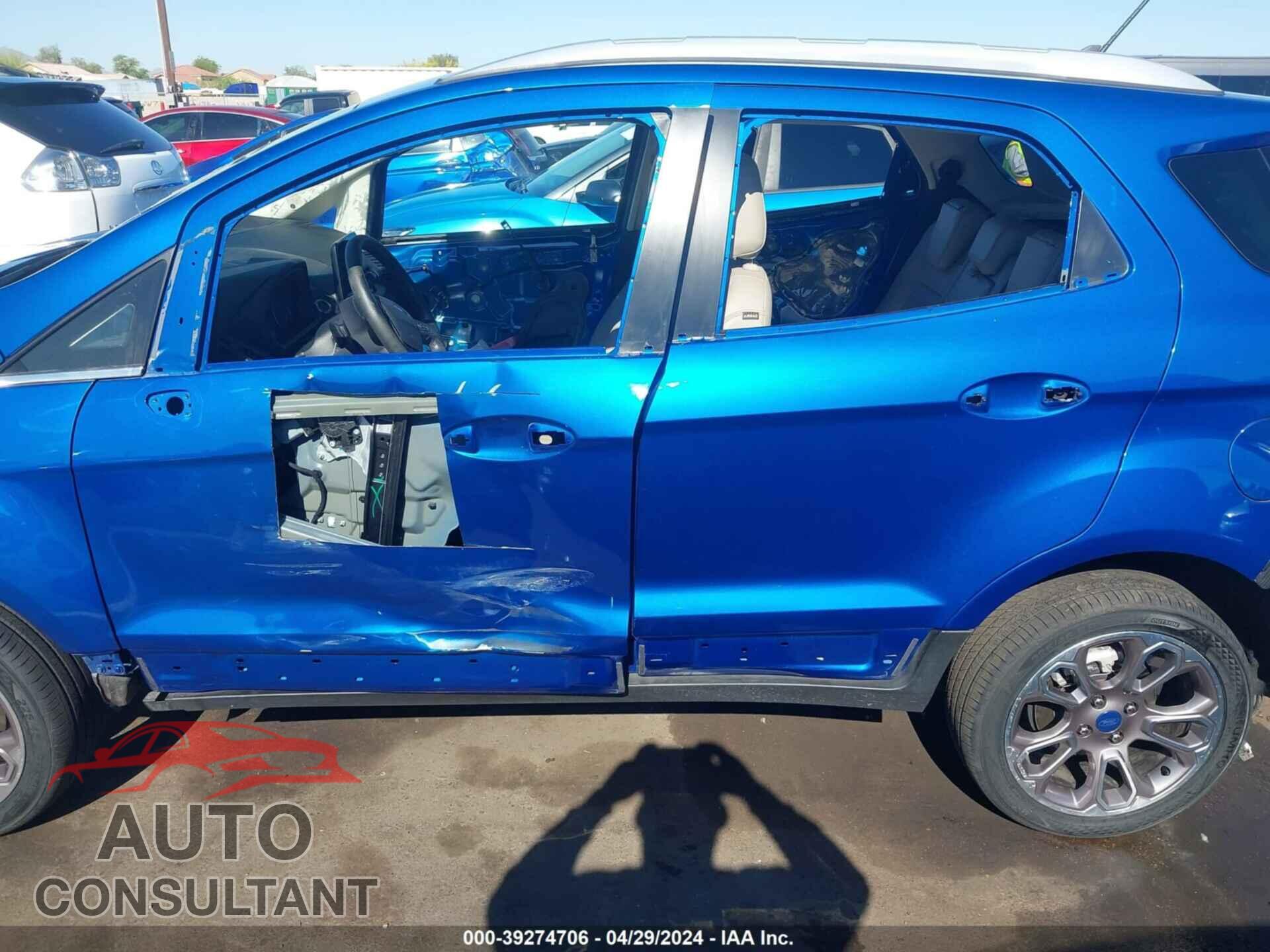 FORD ECOSPORT 2019 - MAJ6S3KL0KC307690