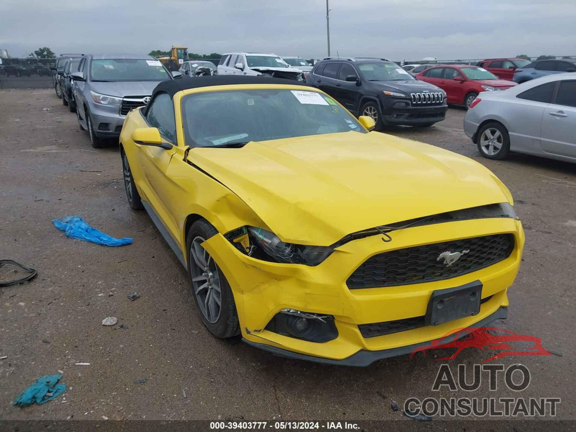 FORD MUSTANG 2016 - 1FATP8UHXG5299832