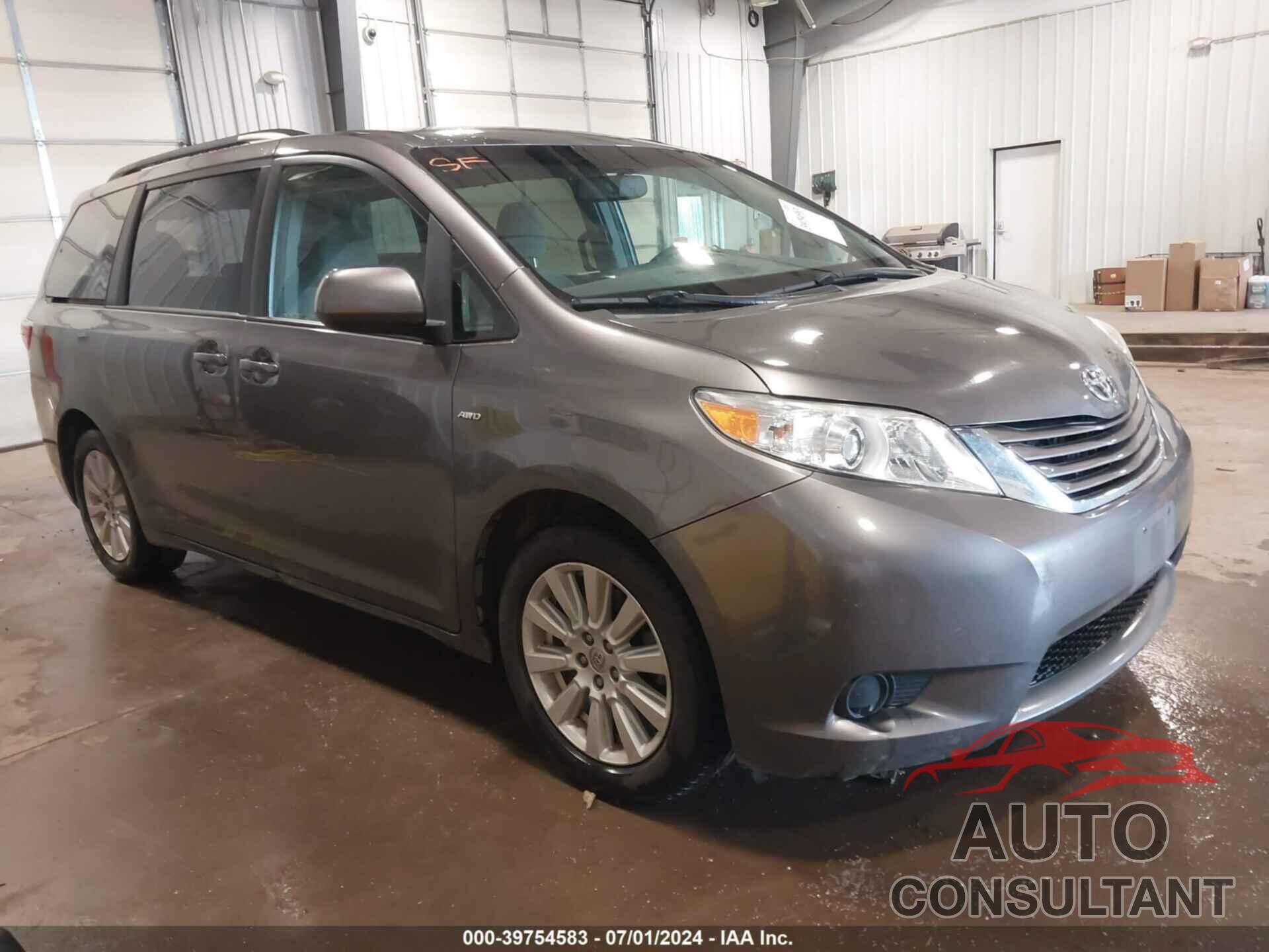 TOYOTA SIENNA 2017 - 5TDJZ3DC2HS155965