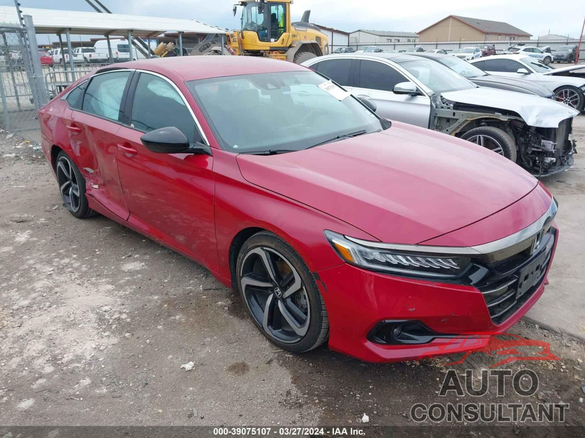 HONDA ACCORD 2021 - 1HGCV1F34MA067174