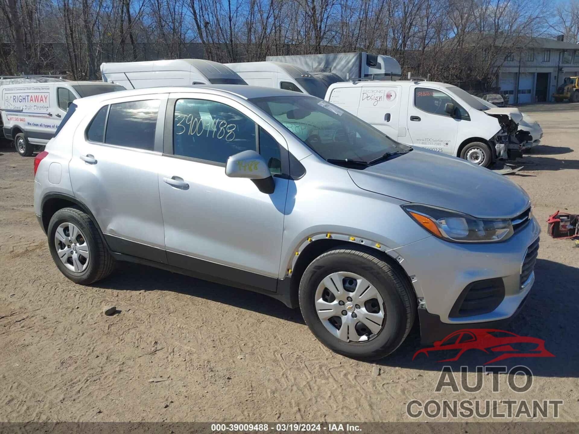 CHEVROLET TRAX 2017 - KL7CJKSB5HB123830