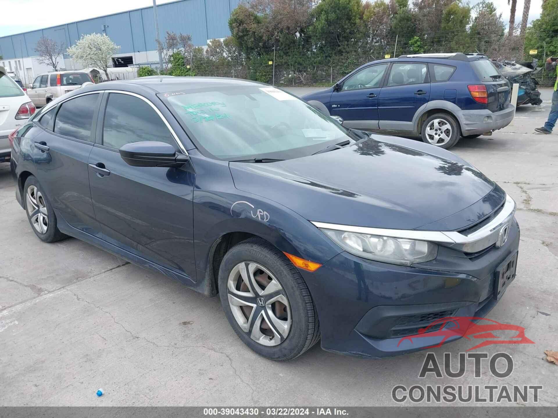 HONDA CIVIC 2016 - 19XFC2F5XGE215208