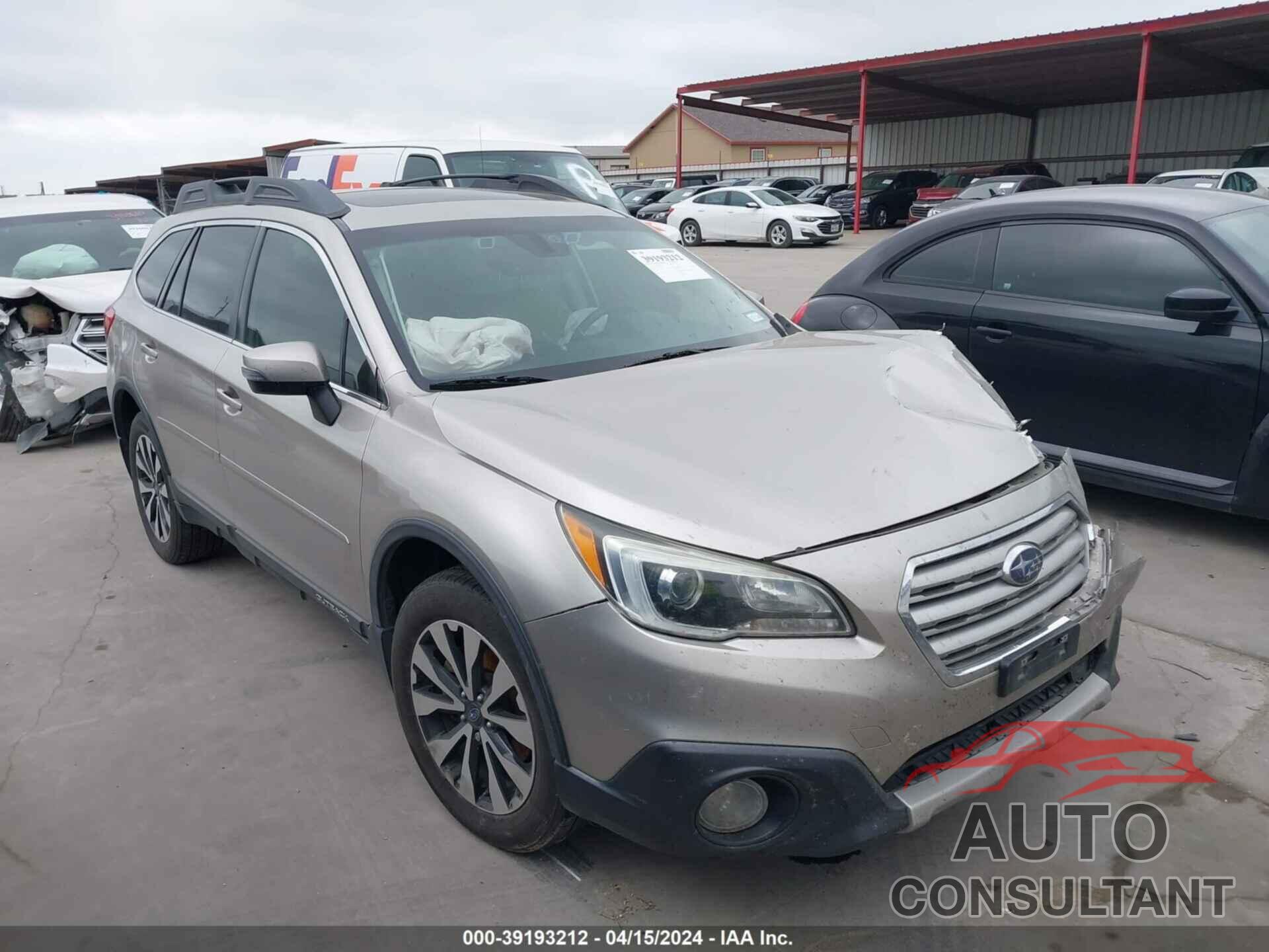 SUBARU OUTBACK 2017 - 4S4BSENC3H3200380