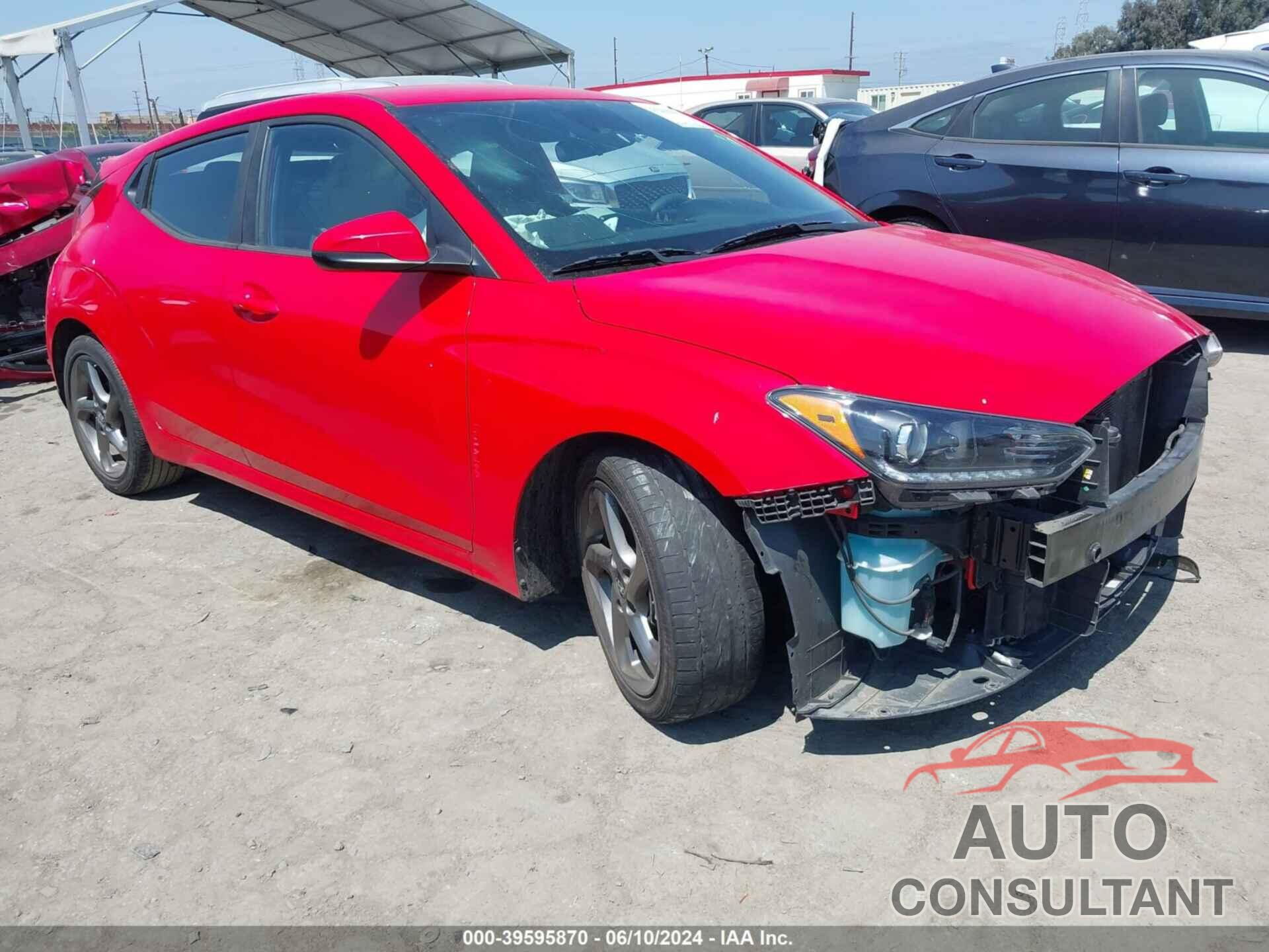 HYUNDAI VELOSTER 2019 - KMHTG6AFXKU012081