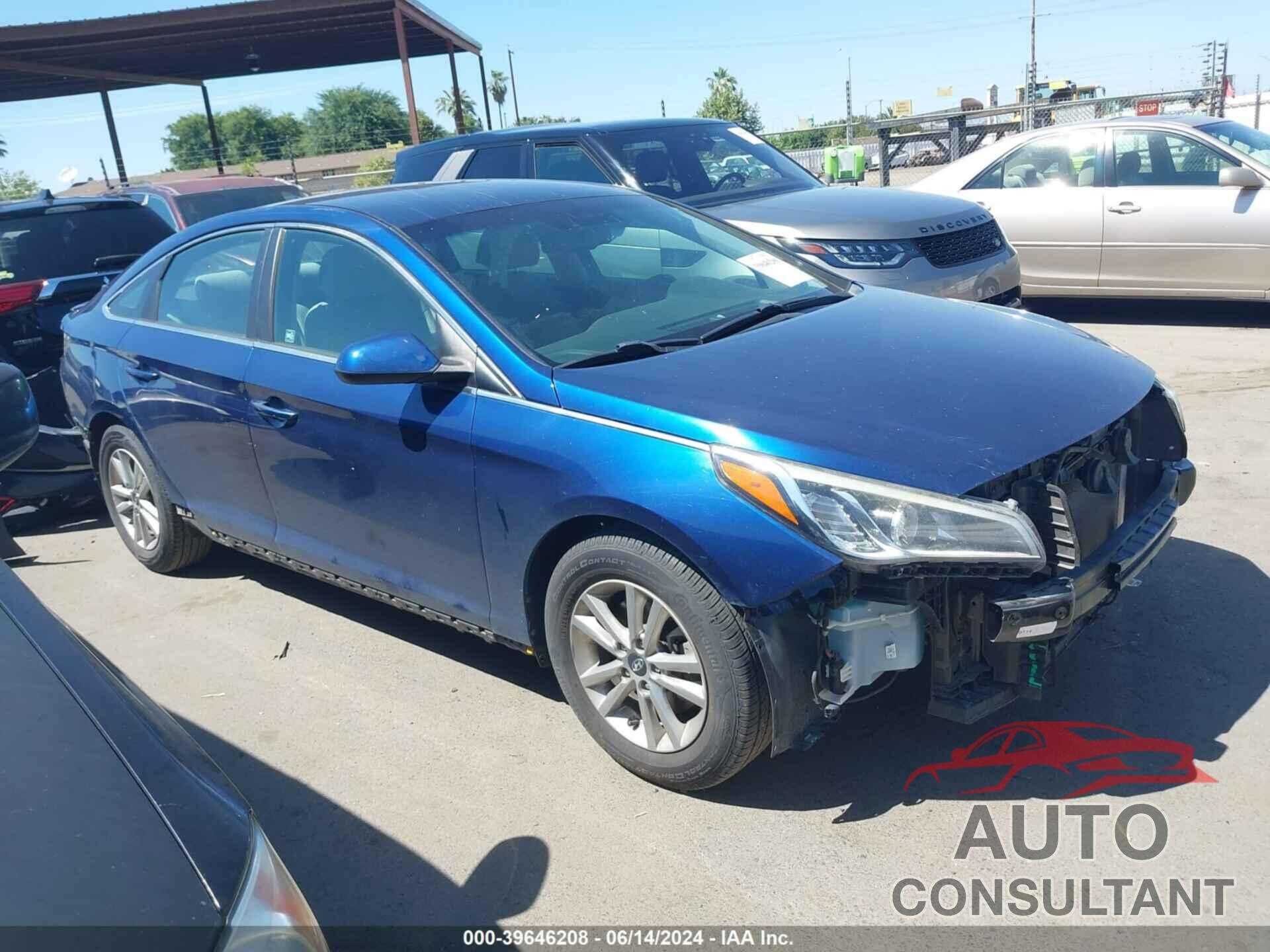 HYUNDAI SONATA 2016 - 5NPE24AFXGH364529